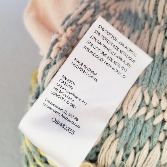 Free People Tate Knit Cardi Cardigan Sweater XL Sage Sunshine Combo $168 Slouchy - Picture 8 of 16